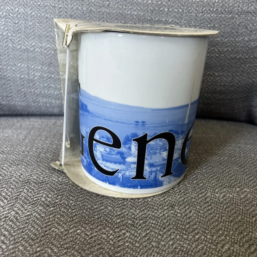 Starbucks 2002 City Mug Collector Series Geneva Global Icon Coffee/Tea Mug